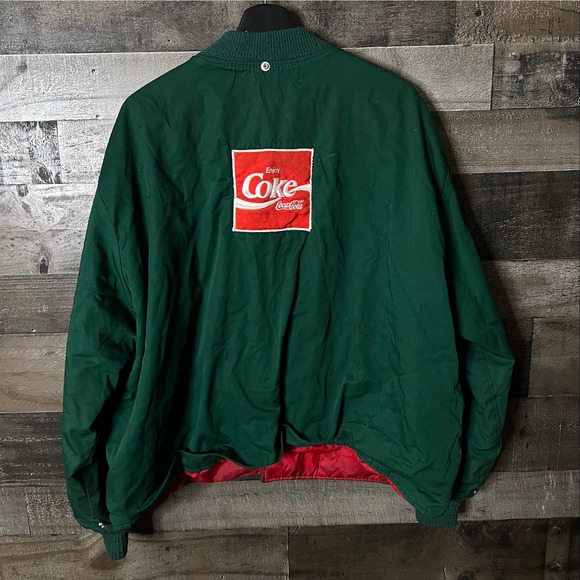SOLD VTG 60's Coca Cola Coke Green Jacket - Picture 3 of 5
